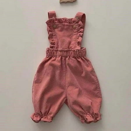 DancePeanut Spring Baby Girls Jumpsuit Ruffle Sleeveless Sling Trousers Rompers Overalls Newborn Square Collar Solid Color Toddler Costume
DancePeanut Spring Baby Girls Jumpsuit Ruffle Sleeveless Sling Trousers Rompers Overalls Newborn Square Collar Solid Color Toddler Costume