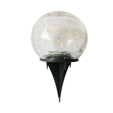 1 Pc Outdoor 20 LED Solar Powered Lawn Lamp Crackle Glass Ball Night Lamp Outdoor Waterproof Underground Light for Nursery Kitchen Garden Restaurant (Warm Yellow Light)
1 Pc Outdoor 20 LED Solar Powered Lawn Lamp Crackle Glass Ball Night Lamp Outdoor Waterproof Underground Light for Nursery Kitchen Garden Restaurant (Warm Yellow Light)