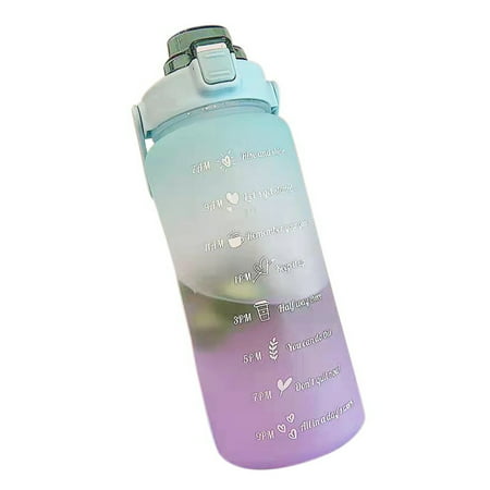 2 Liter Capacity Free Motivational with Time Marker Fitness Gradient Color Plastic Cups Water Bottle-C
2 Liter Capacity Free Motivational with Time Marker Fitness Gradient Color Plastic Cups Water Bottle-C