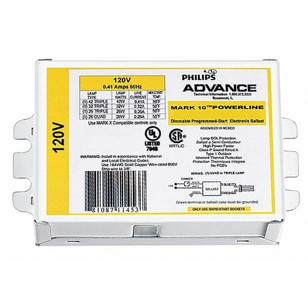 Advance CFL Ballast Programmed Start 58W 2 Bulbs REZ-2Q26-M2-LD-K