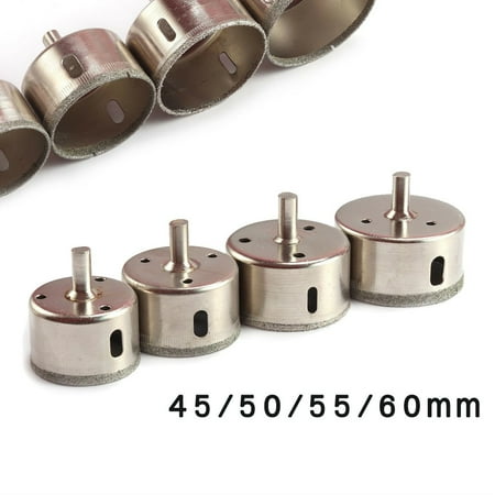 BAMILL 4Pcs 45/50/55/60mm Diamond Hole Saw Drill Bits Set for Tile Glass Ceramic Marble
BAMILL 4Pcs 45/50/55/60mm Diamond Hole Saw Drill Bits Set for Tile Glass Ceramic Marble
