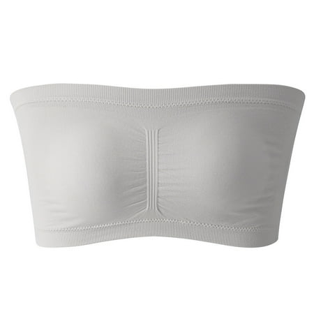 Spdoo Women s Padded Strapless Bra Basic Wire-Free Summer Seamless Bandeau Tube Top Bra With Removable Pads S to Plus Size 6XL
Spdoo Women s Padded Strapless Bra Basic Wire-Free Summer Seamless Bandeau Tube Top Bra With Removable Pads S to Plus Size 6XL