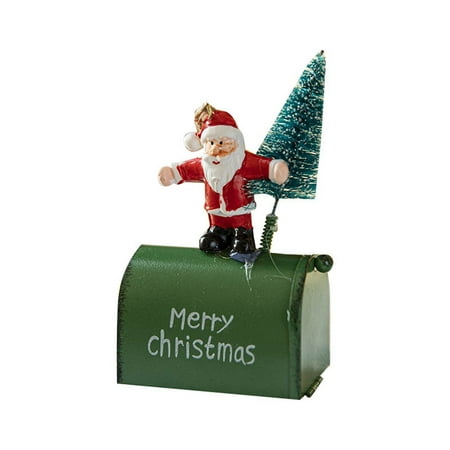 DBYLXMN Christmas Dollhouse Garland Christmas Tree Christmas Santa Mailbox Wrought Painted Decoration Pendant Holiday Decorations
DBYLXMN Christmas Dollhouse Garland Christmas Tree Christmas Santa Mailbox Wrought Painted Decoration Pendant Holiday Decorations