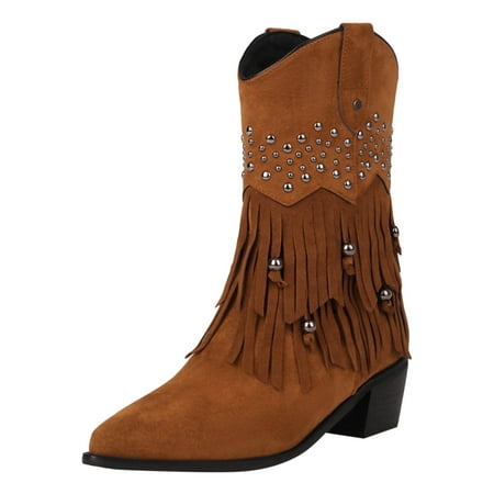PMUYBHF Women Ankle Boots Fashionable New Pattern Tassel Decoration Retro Pointed Thick Heels Comfortable Fitting Shoes 62.98
PMUYBHF Women Ankle Boots Fashionable New Pattern Tassel Decoration Retro Pointed Thick Heels Comfortable Fitting Shoes 62.98