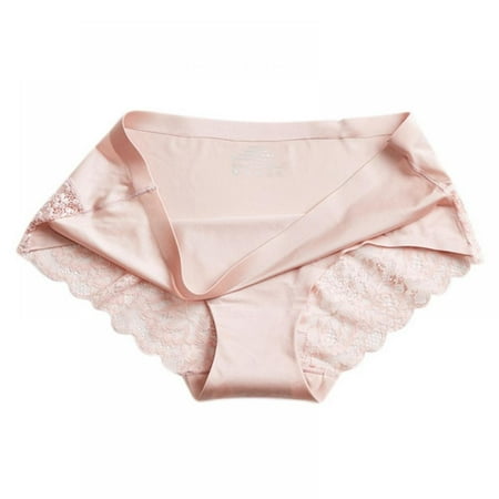 Female Briefs Women Mid Waist Briefs Lady No Trace Underpants Ice Silk Briefs Lace Brim Panties
Female Briefs Women Mid Waist Briefs Lady No Trace Underpants Ice Silk Briefs Lace Brim Panties