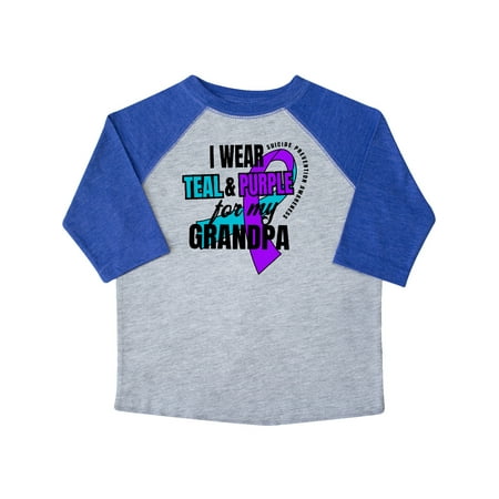 Inktastic Suicide Prevention I Wear Teal and Purple for My Grandpa Gift Toddler Boy or Toddler Girl T-Shirt
Inktastic Suicide Prevention I Wear Teal and Purple for My Grandpa Gift Toddler Boy or Toddler Girl T-Shirt