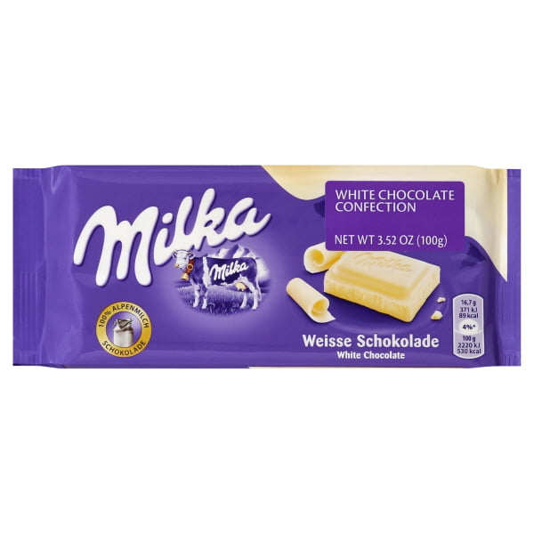 Mondelez Milka White Chocolate Confection Oz Walmart