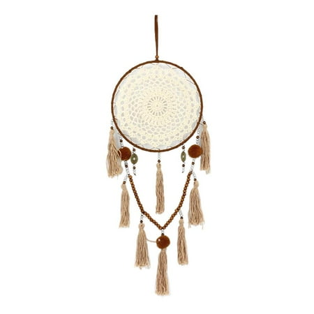 Indian Brown 20cm Circle Pendant DIY Wall Hanging Decoration