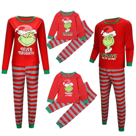PDYLZWZY Christmas Family Matching Pajamas Set Xmas Striped Sleepwear Nightwear 2PCS PJs Set Outfits
PDYLZWZY Christmas Family Matching Pajamas Set Xmas Striped Sleepwear Nightwear 2PCS PJs Set Outfits