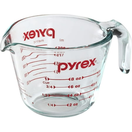 Pyrex 885107797882 6001074 Measuring Cup 8 Oz 1 Pack Crear