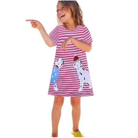 Little Girl Dress Cotton Kids Casual Patterns Short Cartoon Girls Sleeve Baby Girls Skirt Toddler Summer Cool Cute
Little Girl Dress Cotton Kids Casual Patterns Short Cartoon Girls Sleeve Baby Girls Skirt Toddler Summer Cool Cute