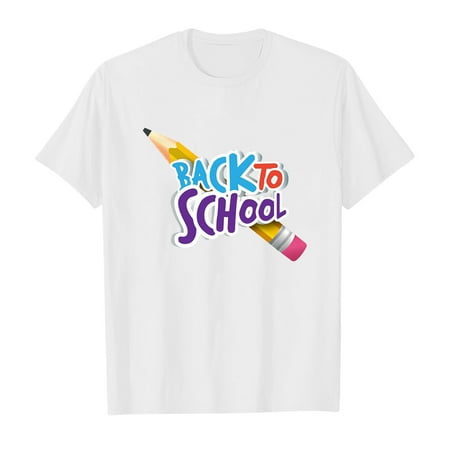 School Season Girls T Shirt Summer Kids Short Sleeve Tops Soft Comfortable Back To School Pattern Cute Casual Wear Girls Long Sleeve Softball 5t Girls Clothes Winter Blouse for Little Girls Underarm
School Season Girls T Shirt Summer Kids Short Sleeve Tops Soft Comfortable Back To School Pattern Cute Casual Wear Girls Long Sleeve Softball 5t Girls Clothes Winter Blouse for Little Girls Underarm