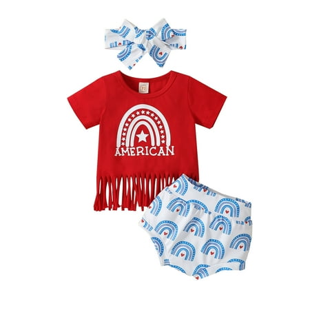 Rovga Outfits For Toddler Girls Short Sleeve Independence Day 4 Of July Letter Printed Tassels T Shirt Tops Shorts Headbands Outfits
Rovga Outfits For Toddler Girls Short Sleeve Independence Day 4 Of July Letter Printed Tassels T Shirt Tops Shorts Headbands Outfits