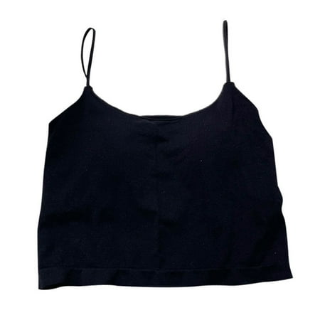 Summer Women Spaghetti Strap Crop Tops Solid Underwear Bra Sexy Female Suspender for Tank Fashion All-match Camisole Com
Summer Women Spaghetti Strap Crop Tops Solid Underwear Bra Sexy Female Suspender for Tank Fashion All-match Camisole Com