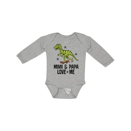 Inktastic Mimi and Papa Love Me Grandchild Dinosaur Gift Baby Boy Long Sleeve Bodysuit
Inktastic Mimi and Papa Love Me Grandchild Dinosaur Gift Baby Boy Long Sleeve Bodysuit