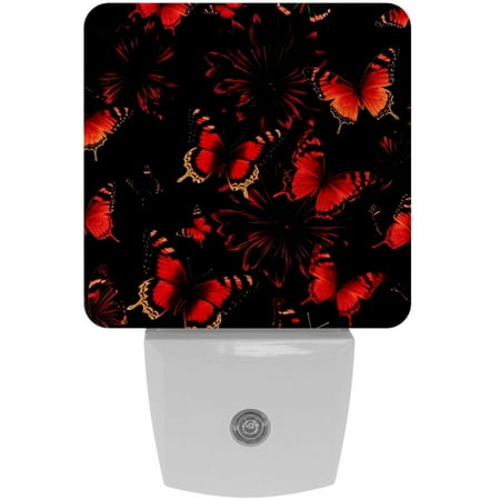 LED Night Light Lamp with Smart Sensor Dusk to Dawn Sensor 2-Pack for Bedroom Bathroom Hallway White 0.5W Plug-in Black Red Butterfly Flower Vintage Art
LED Night Light Lamp with Smart Sensor Dusk to Dawn Sensor 2-Pack for Bedroom Bathroom Hallway White 0.5W Plug-in Black Red Butterfly Flower Vintage Art
