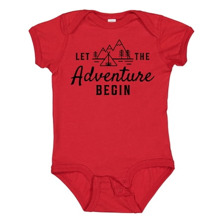Inktastic Let the Adventure Begin with Camping Tent and Mountains Gift Baby Boy or Baby Girl Bodysuit
Inktastic Let the Adventure Begin with Camping Tent and Mountains Gift Baby Boy or Baby Girl Bodysuit