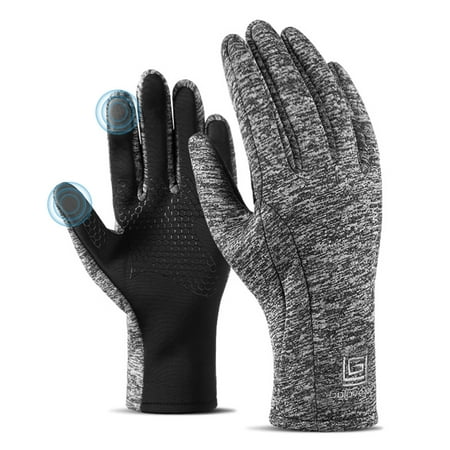 Winter Warm Gloves Men Women Touchscreen Gloves Rainproof Skiing Gloves with Warm Lining For Skiing Fishing Camping Hiking Mountaineering