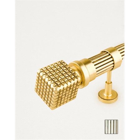 WinarT 8.1142.45.10.160 Palas 1142 Curtain Rod Set - 1.75 in. - Antique Pearl White - 63 in.