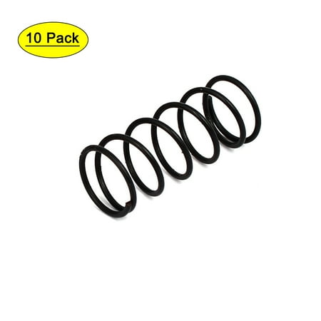 15mm Outer Diameter 1.2mm Wire Dia 35mm Long Compression Spring 10Pcs