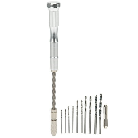 Aluminum Alloy Hand Drill with 10pcs Hand Drill Bit for Wood Plastic Walnut Hole Drilling
Aluminum Alloy Hand Drill with 10pcs Hand Drill Bit for Wood Plastic Walnut Hole Drilling