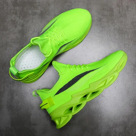 Men‘s Knit Shock Absorption Lightweight Breathable Running Shoes Blade Tyle Shoes Walking Sneakers Athletic Footwear
Men‘s Knit Shock Absorption Lightweight Breathable Running Shoes Blade Tyle Shoes Walking Sneakers Athletic Footwear