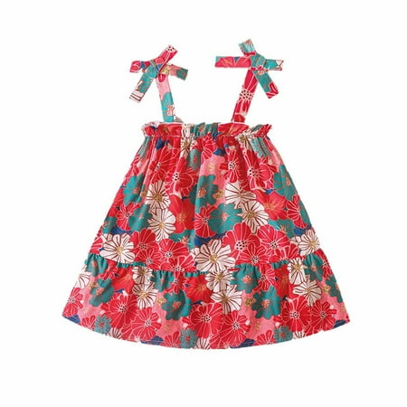 Children Summer Sling Bowknot Printed Dress Fashion Casual 2 7 Years Old Newborn Infant Child Sundress Streetwear Kids Dailywear Outwear
Children Summer Sling Bowknot Printed Dress Fashion Casual 2 7 Years Old Newborn Infant Child Sundress Streetwear Kids Dailywear Outwear