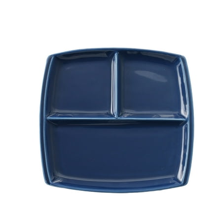 10 Inch Bone China Plate Porcelain Plate Three Compartments Breakfast Steak Square Ceramic Tableware Home Decor (Dark Blue)
10 Inch Bone China Plate Porcelain Plate Three Compartments Breakfast Steak Square Ceramic Tableware Home Decor (Dark Blue)