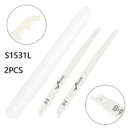 2pcs S1531L Reciprocating Sabre Saw Blades 9.5 240mm For Cutting Metal Wood