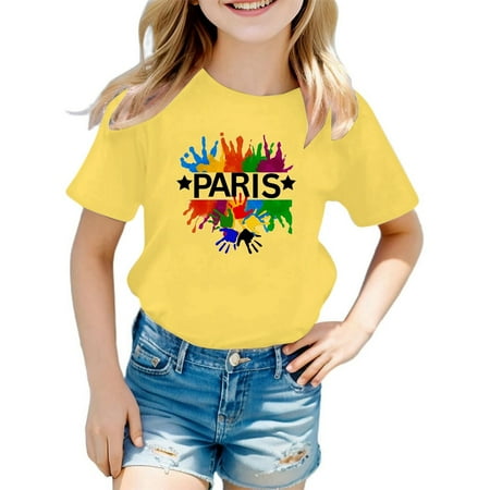 MQLKF Children Kids Boys Girls Fashion Summer Short Sleeve Letter Printed T Shirt Blouse Casual Top Tunic Clothes Beautiful Comfortable Girls Tee
MQLKF Children Kids Boys Girls Fashion Summer Short Sleeve Letter Printed T Shirt Blouse Casual Top Tunic Clothes Beautiful Comfortable Girls Tee