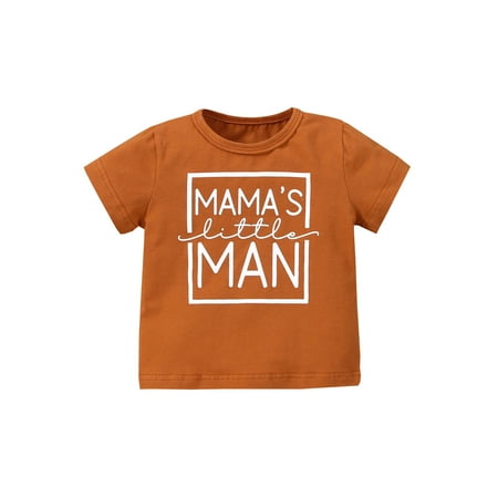 TheFound Toddler Baby Boys Summer T-Shirt Short Sleeve Mama s Little Man Letter Print Cotton One Piece Clothes
TheFound Toddler Baby Boys Summer T-Shirt Short Sleeve Mama s Little Man Letter Print Cotton One Piece Clothes