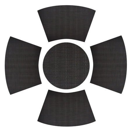 Famure Round Table Mats Sector Heat Resistant Non-slip Placemats