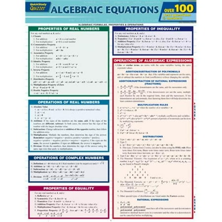 Upc 654614017338 Barcharts 9781423217336 Algebraic Equations