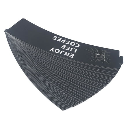 Flash Sale 50 PCS Coffee Cups Sleeves Adjustable Paper Heat Insulating Cup Sleeve Jacket Holder for Beverage Milk Tea Coffee
Flash Sale 50 PCS Coffee Cups Sleeves Adjustable Paper Heat Insulating Cup Sleeve Jacket Holder for Beverage Milk Tea Coffee