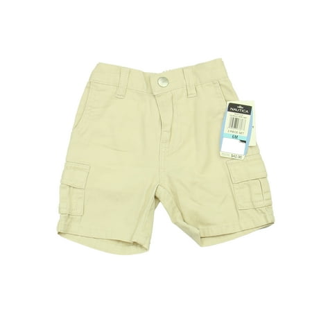 Pre-owned Nautica Boys Tan Shorts size: 3-6 Months