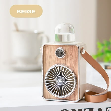 RnemiTe-amo Table Misting Fan Portable Fan Retro Spray Fan USB Carry-on Lanyard Low Noise Portable Pocket Charging Outdoor Fan
RnemiTe-amo Table Misting Fan Portable Fan Retro Spray Fan USB Carry-on Lanyard Low Noise Portable Pocket Charging Outdoor Fan