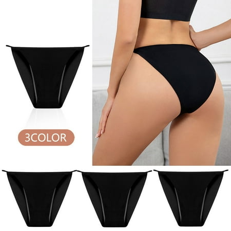 SENDKEEL Plus Size For Women Absorbent Waterproof Liquid Traceless Low Waist Triangular Physiological Panties 3PC
SENDKEEL Plus Size For Women Absorbent Waterproof Liquid Traceless Low Waist Triangular Physiological Panties 3PC