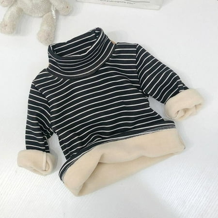 Bullpiano Children s Warm Striped Long Sleeve T-shirt Half Turtleneck Velvet Loungewear Clothes Baby Bottomed Shirt Underwear For Kids
Bullpiano Children s Warm Striped Long Sleeve T-shirt Half Turtleneck Velvet Loungewear Clothes Baby Bottomed Shirt Underwear For Kids