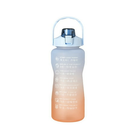 2L Capacity Water Straw Cup Gradient Color Plastic Water Cups with Time Marker Outdoor Sports -B
2L Capacity Water Straw Cup Gradient Color Plastic Water Cups with Time Marker Outdoor Sports -B
