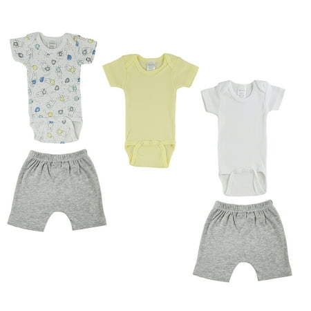 Bambini Mix N Match Short Sleeve Bodysuits & Shorts Outfit Sets 5pc (Baby Boys or Baby Girls Unisex)
Bambini Mix N Match Short Sleeve Bodysuits & Shorts Outfit Sets 5pc (Baby Boys or Baby Girls Unisex)