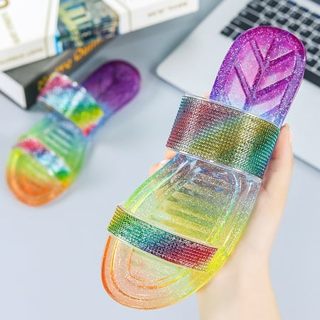 Cathalem Women Clip Toe Sandals Jelly Beach Flip Flops Female Students Korean Fashion Wear Sandals for Bunions Women Purple 6
Cathalem Women Clip Toe Sandals Jelly Beach Flip Flops Female Students Korean Fashion Wear Sandals for Bunions Women Purple 6