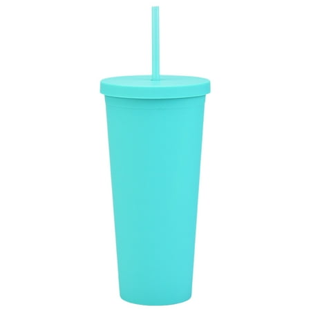Njspdjh Double Straw Cup Candy Color Rubber Paint Coffee Cup Summer Large Capacity Water Cup Frosted Handy Water Cup
Njspdjh Double Straw Cup Candy Color Rubber Paint Coffee Cup Summer Large Capacity Water Cup Frosted Handy Water Cup