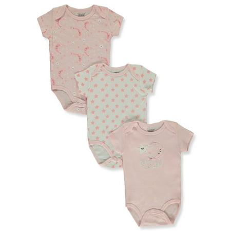 Sweet & Soft Baby Girls 3-Pack Starcloud Bodysuits - blush/multi 6 - 9 months (Newborn)
Sweet & Soft Baby Girls 3-Pack Starcloud Bodysuits - blush/multi 6 - 9 months (Newborn)