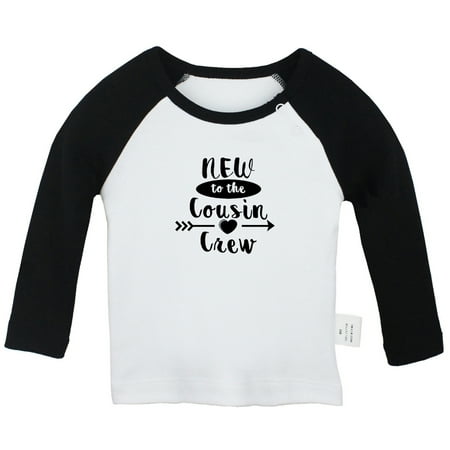New to the Cousin Crew Funny T shirt For Baby Newborn Babies T-shirts Infant Tops 0-24M Kids Graphic Tees Clothing (Long Black Raglan T-shirt 18-24 Months)
New to the Cousin Crew Funny T shirt For Baby Newborn Babies T-shirts Infant Tops 0-24M Kids Graphic Tees Clothing (Long Black Raglan T-shirt 18-24 Months)