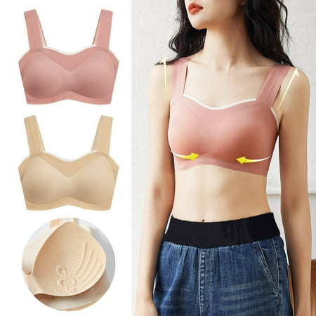 sebulube Young Ladies 2PCS Seamless Rimless Tank Style Bra Beauty Back Wrap Removable Chest Pad Daily Sport Underwear
sebulube Young Ladies 2PCS Seamless Rimless Tank Style Bra Beauty Back Wrap Removable Chest Pad Daily Sport Underwear