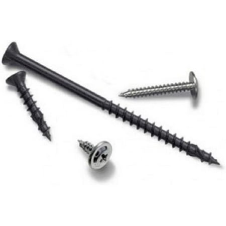 WOOD SCREW #7X1-5/8 BLK