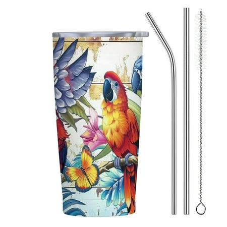 FACANNAP Birds Colorful Flowers 20oz Car Tumbler with Straw 304 Stainless Steel Easy to Use Lady Gifts 20oz
FACANNAP Birds Colorful Flowers 20oz Car Tumbler with Straw 304 Stainless Steel Easy to Use Lady Gifts 20oz
