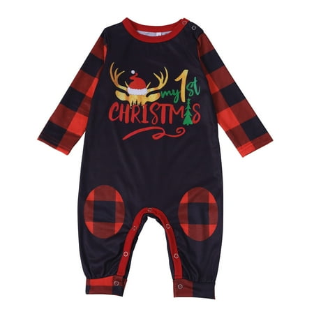 Matching Family Pajamas Set Christmas Pajamas With Letters And Plaid Print Long Sleeved T Shirt Loungewear Baby Clothes
Matching Family Pajamas Set Christmas Pajamas With Letters And Plaid Print Long Sleeved T Shirt Loungewear Baby Clothes