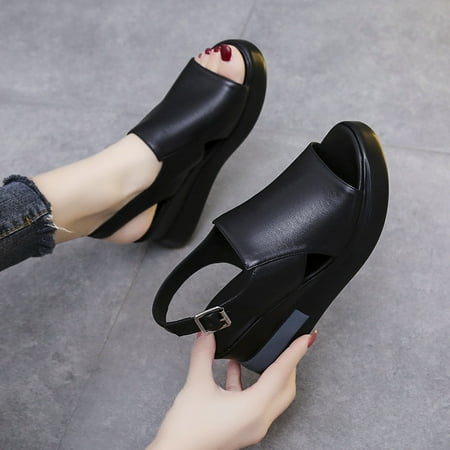 Women s Platform Sandals Comfortable Open Toe Backless Slip On Wedge Sandals Summer Casual Slippers for Daily Wear
Women s Platform Sandals Comfortable Open Toe Backless Slip On Wedge Sandals Summer Casual Slippers for Daily Wear