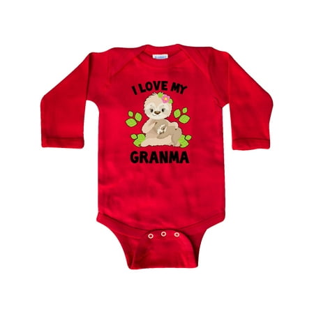 Inktastic Cute Sloth I Love My Granma with Green Leaves Gift Baby Boy or Baby Girl Long Sleeve Bodysuit
Inktastic Cute Sloth I Love My Granma with Green Leaves Gift Baby Boy or Baby Girl Long Sleeve Bodysuit